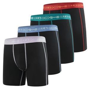 NEW Billabong Mens Underwear 4 Pack Microfiber Performance Boxer Briefs for Men